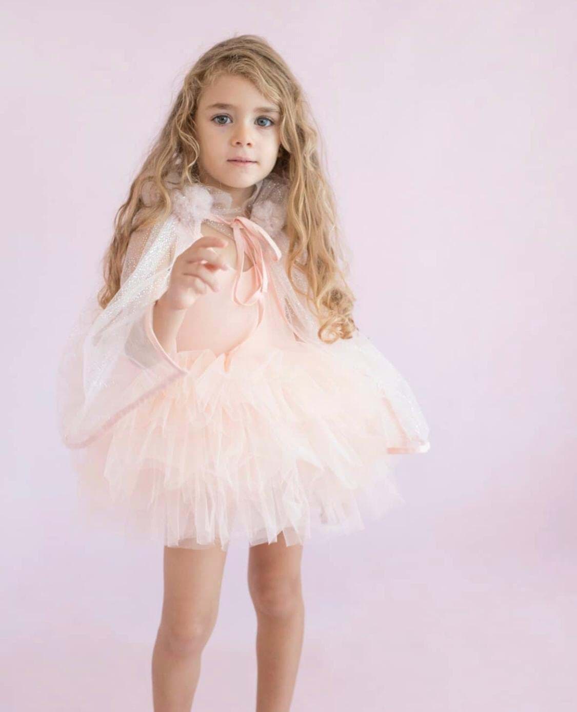 Blossom Tutu Dress Salmon resmi